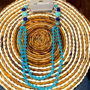 3/$18 Liz Claiborne Rainbow Gallery Necklace - New - Lot 665